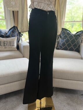 Judy Blue Black Flared Wide Leg Jeans